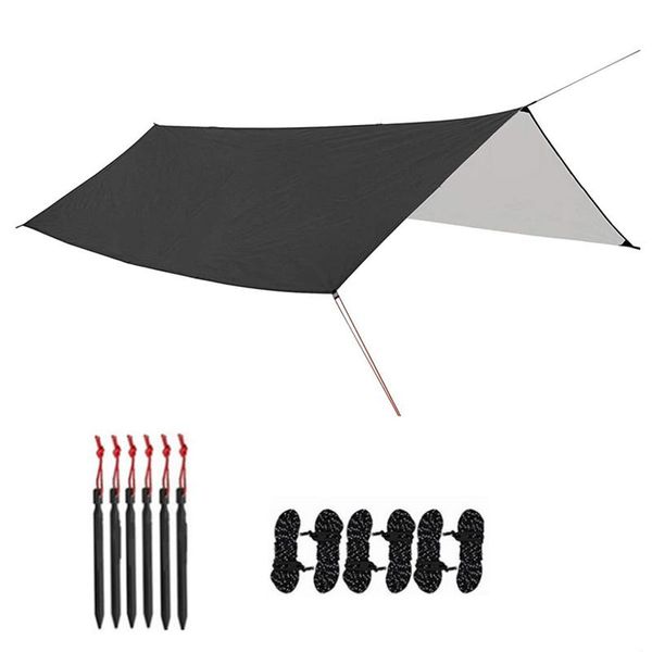 tent tarps camping hammock rain cover with 6 aluminum pegs and guy lines for backpacking waterproof uv protection shelter tents shelters
tent tarps camping hammock rain cover with 6 aluminum pegs and guy lines for backpacking waterproof uv protection shelter tents shelters