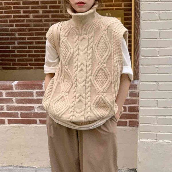 women's sweaters women spring autumn turtleneck twist sleeveless short tank sweater jacket beige knitted pullover waistcoat vest zysx, White;black
women's sweaters women spring autumn turtleneck twist sleeveless short tank sweater jacket beige knitted pullover waistcoat vest zysx, White;black