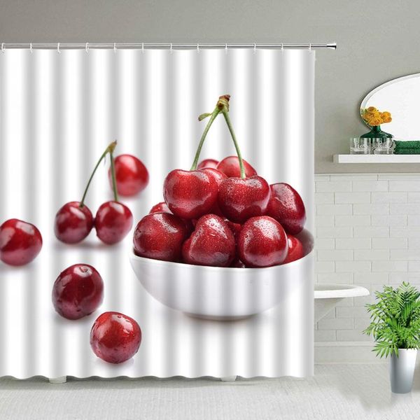 cherry fruit print shower curtains orange banana kiwi pattern bathroom decor screen waterproof fabric bath curtain with hooks
cherry fruit print shower curtains orange banana kiwi pattern bathroom decor screen waterproof fabric bath curtain with hooks