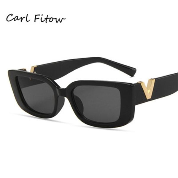 european and american small frame sunglasses personality retro square ins fashion street trend, White;black
european and american small frame sunglasses personality retro square ins fashion street trend, White;black
