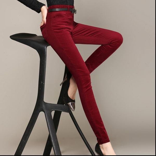 spring and womens pants autumn cotton corduroy feet women high waist stretch pencils leisure trousers drop, Black;white
spring and womens pants autumn cotton corduroy feet women high waist stretch pencils leisure trousers drop, Black;white