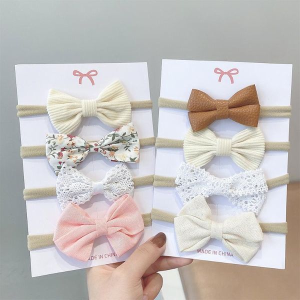 hair accessories 4pcs/set cotton linen leopard printed bows headband for kids girls lace bowknot elastic hairband headwear child, Slivery;white
hair accessories 4pcs/set cotton linen leopard printed bows headband for kids girls lace bowknot elastic hairband headwear child, Slivery;white