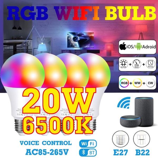 bulbs led wireless bluetooth wifi/ir remote control smart rgb light bulb color change bombilla magic home lamp compatible ios /android
bulbs led wireless bluetooth wifi/ir remote control smart rgb light bulb color change bombilla magic home lamp compatible ios /android