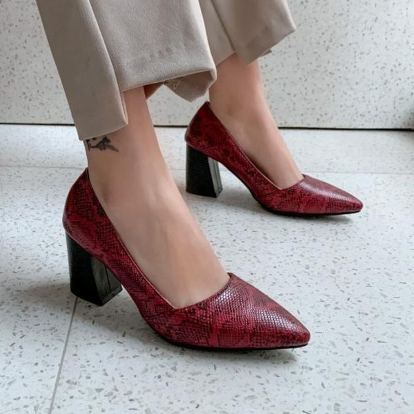 dress shoes fanyuan plus size 32-43 fashion women pumps design snake print thick heels pointed toe casual footwear, Black
dress shoes fanyuan plus size 32-43 fashion women pumps design snake print thick heels pointed toe casual footwear, Black