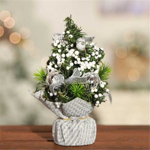 party decoration 2021 mini christmas tree with flowers balls 22cm navidad table ornaments holiday year home decor
party decoration 2021 mini christmas tree with flowers balls 22cm navidad table ornaments holiday year home decor
