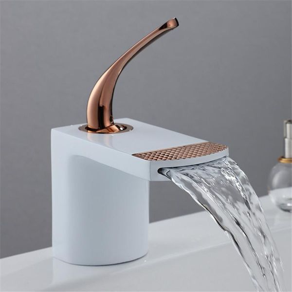 bathroom sink faucets white & rose gold basin faucet bathroom/lavatory/kitchen mixer water tap cold waterfall type single handle chrome
bathroom sink faucets white & rose gold basin faucet bathroom/lavatory/kitchen mixer water tap cold waterfall type single handle chrome