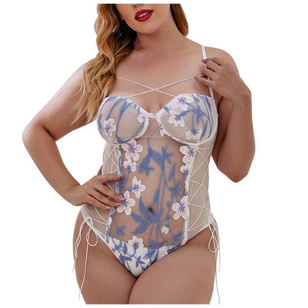 ladies lingerie plus size embroidered lace tie waist bodysuit women's eyelashes jumpsuit yoga outfit
ladies lingerie plus size embroidered lace tie waist bodysuit women's eyelashes jumpsuit yoga outfit