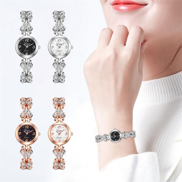 wristwatches cute women bracelet watch mujer golden relojes small dial quartz wristwatch hour female ladies elegant watches, Slivery;brown
wristwatches cute women bracelet watch mujer golden relojes small dial quartz wristwatch hour female ladies elegant watches, Slivery;brown
