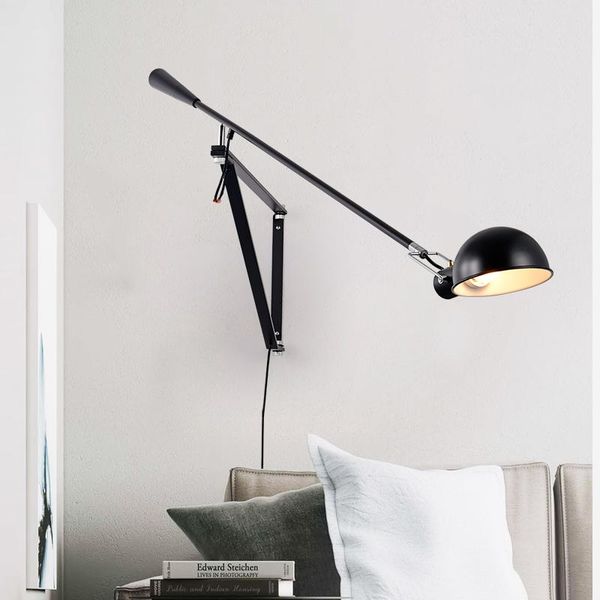 wall lamp nordic art deco iron led wall+lamps for living room light fixture sconces rotatable long arm e27
wall lamp nordic art deco iron led wall+lamps for living room light fixture sconces rotatable long arm e27