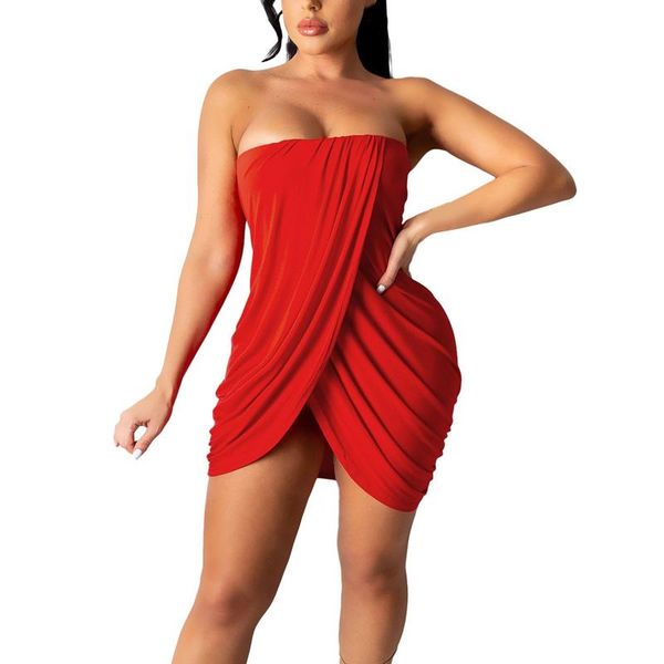 casual dresses fashion women loose solid color wrapped chest sleeveless slit dress summer elegant senior club party mini, Black;gray
casual dresses fashion women loose solid color wrapped chest sleeveless slit dress summer elegant senior club party mini, Black;gray