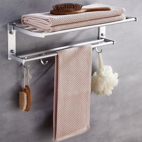 towel racks holder wall-mounted perforation-space aluminium bath rack foldable double-layer movable hook toilet
towel racks holder wall-mounted perforation-space aluminium bath rack foldable double-layer movable hook toilet