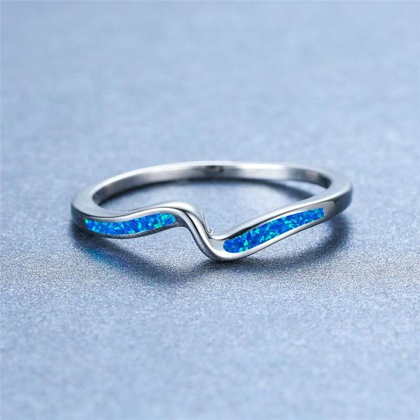 wedding rings vintage female blue white opal ring classic silver color for women minimalist bridal wave thin engagement, Slivery;golden
wedding rings vintage female blue white opal ring classic silver color for women minimalist bridal wave thin engagement, Slivery;golden
