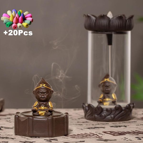 fragrance lamps gift 20pcs incense creative decorations zen monkey king windproof backflow burner feng shui mascot micro landscape
fragrance lamps gift 20pcs incense creative decorations zen monkey king windproof backflow burner feng shui mascot micro landscape