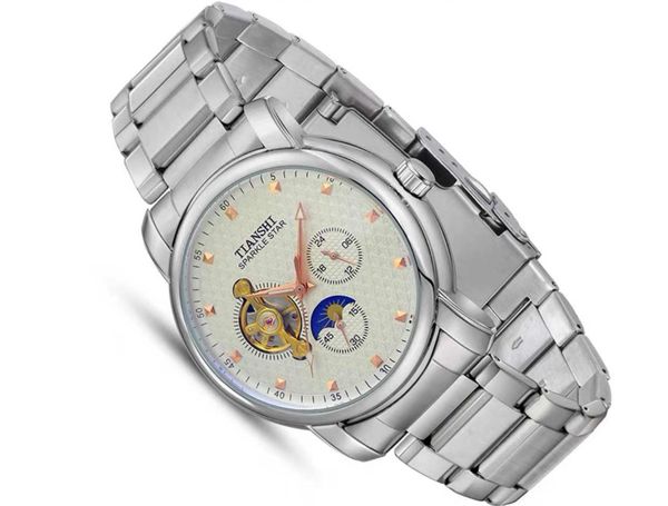 mens watch watch men's simple automatic movement large dial steel strap alloy case reinforced glass fashion elegance romance night ligh, Slivery;golden
mens watch watch men's simple automatic movement large dial steel strap alloy case reinforced glass fashion elegance romance night ligh, Slivery;golden