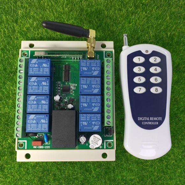remote controlers ac 110v 220v 250v 8ch control switch wireless light with 8 kinds of working button transmitter in 315/433mhz
remote controlers ac 110v 220v 250v 8ch control switch wireless light with 8 kinds of working button transmitter in 315/433mhz