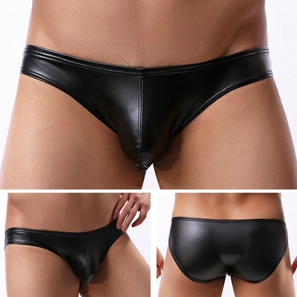 males briefs faux leather jockstrap thong stretch briefs sissy pouch panties underwear black low waist soft male underpants hot, Black;white
males briefs faux leather jockstrap thong stretch briefs sissy pouch panties underwear black low waist soft male underpants hot, Black;white
