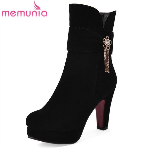 boots memunia arrive 2021 metal decoration ankle for women autumn winter square heel super high size 33-43, Black
boots memunia arrive 2021 metal decoration ankle for women autumn winter square heel super high size 33-43, Black