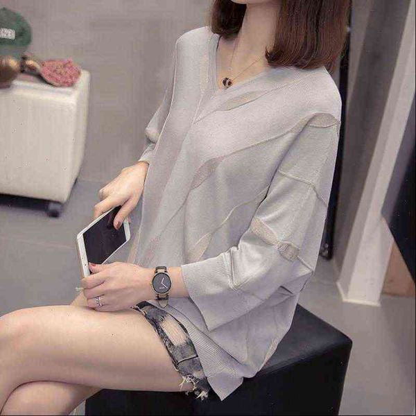 womens sweater plus size v neck knit wear pullover spring women trendy loose lurex batwing sleeve oversized korean chic, White;black
womens sweater plus size v neck knit wear pullover spring women trendy loose lurex batwing sleeve oversized korean chic, White;black