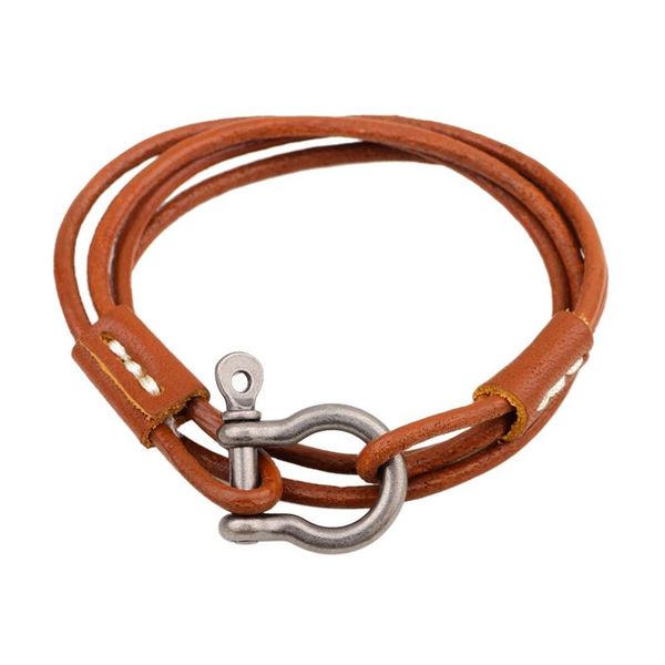 tennis 4 colors fashion simple jewelry multilayer leather bracelet men women with alloy mountaineering buckle unisex, Golden;silver
tennis 4 colors fashion simple jewelry multilayer leather bracelet men women with alloy mountaineering buckle unisex, Golden;silver
