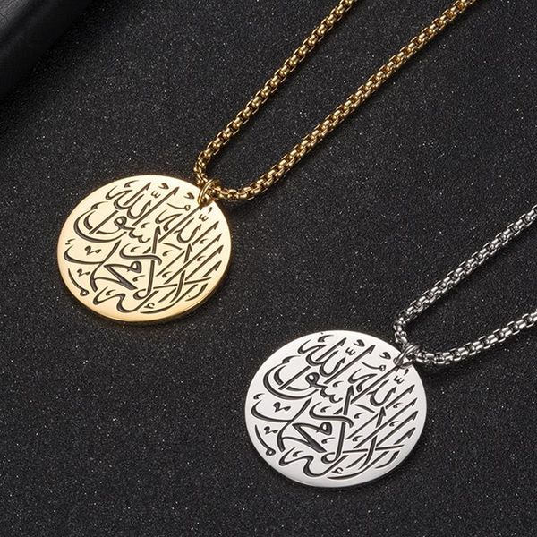 necklace men and women of the muhammad church pendants necklaces stainless steel gold chain jewelry on neck pendant, Silver
necklace men and women of the muhammad church pendants necklaces stainless steel gold chain jewelry on neck pendant, Silver