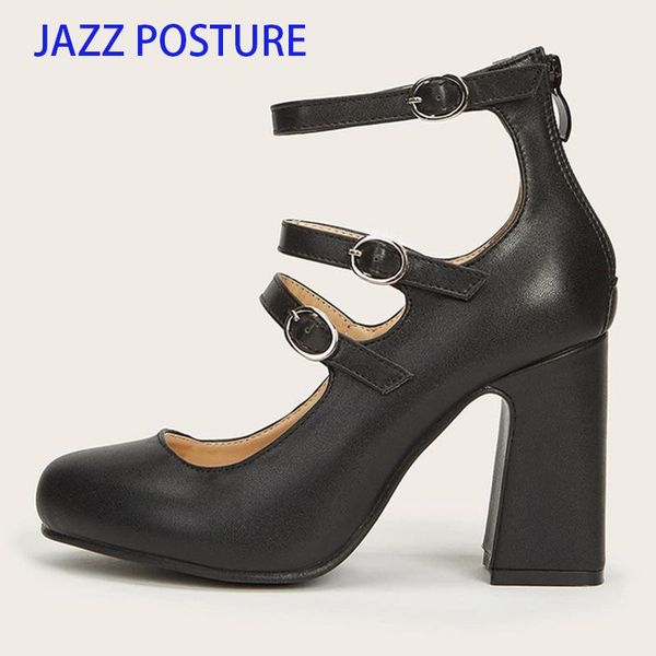 women's platform punk pumps 2021 woman buckle fashion high heels women leather shoes ladies gothic mary jane female footwear dress, Black
women's platform punk pumps 2021 woman buckle fashion high heels women leather shoes ladies gothic mary jane female footwear dress, Black