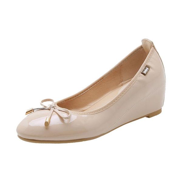 dress shoes women wedge with bow 2021 spring summer heels patent leather pumps wedding party office work ladies wedges, Black
dress shoes women wedge with bow 2021 spring summer heels patent leather pumps wedding party office work ladies wedges, Black