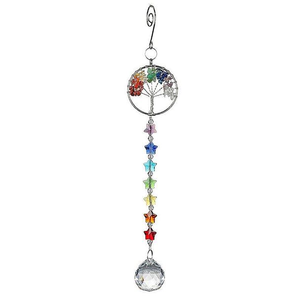 rainbow charm tree of life suncatcher crystal hanging ornament decoration healing chakra car gemstone reiki prisms garden decorations
rainbow charm tree of life suncatcher crystal hanging ornament decoration healing chakra car gemstone reiki prisms garden decorations