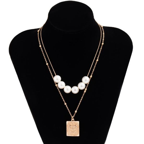 pendant necklaces fashion vintage pearl gold multilayer necklace for women girls geometric butterfly bohemian jewelry, Silver
pendant necklaces fashion vintage pearl gold multilayer necklace for women girls geometric butterfly bohemian jewelry, Silver