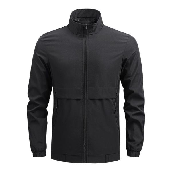 men's jackets autumn and winter windbreaker long-sleeved thin solid color loose casual jacket with pockets vintage coat, Black;brown
men's jackets autumn and winter windbreaker long-sleeved thin solid color loose casual jacket with pockets vintage coat, Black;brown