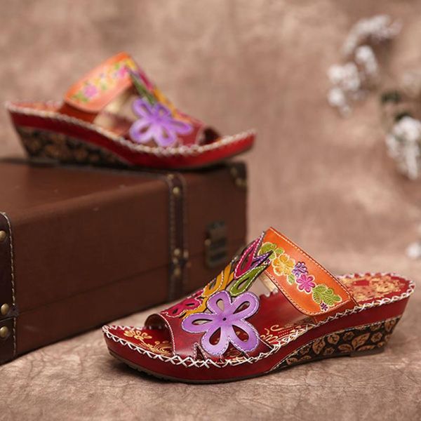 sandals vintage bohemian women flower shoes summer for comfy retro wedge mid heels d30, Black
sandals vintage bohemian women flower shoes summer for comfy retro wedge mid heels d30, Black