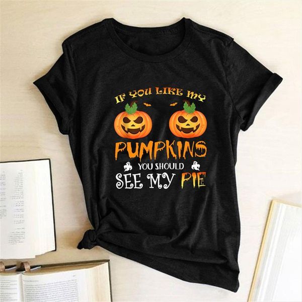 if you like my pumpkins women t shirts should see pie print halloween graphic tees short sleeve womens clothing, White
if you like my pumpkins women t shirts should see pie print halloween graphic tees short sleeve womens clothing, White