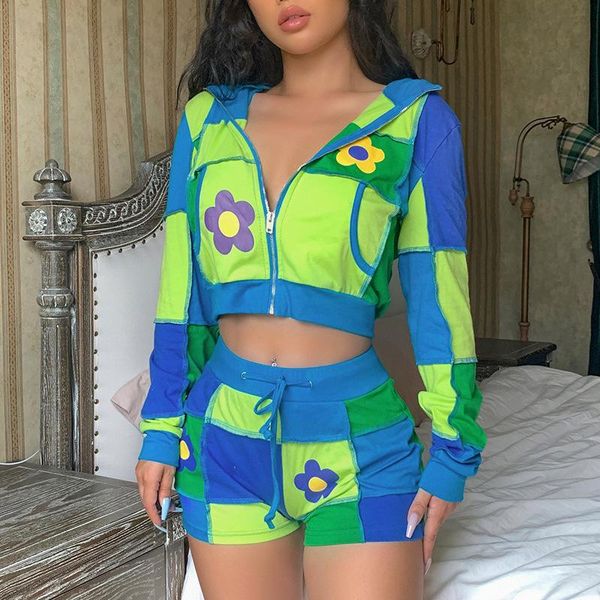 women's tracksuits y2k floral print two pieces sets crop hoodies lace up shorts women pullovers autumn suits clothing casual patchwork, Gray
women's tracksuits y2k floral print two pieces sets crop hoodies lace up shorts women pullovers autumn suits clothing casual patchwork, Gray