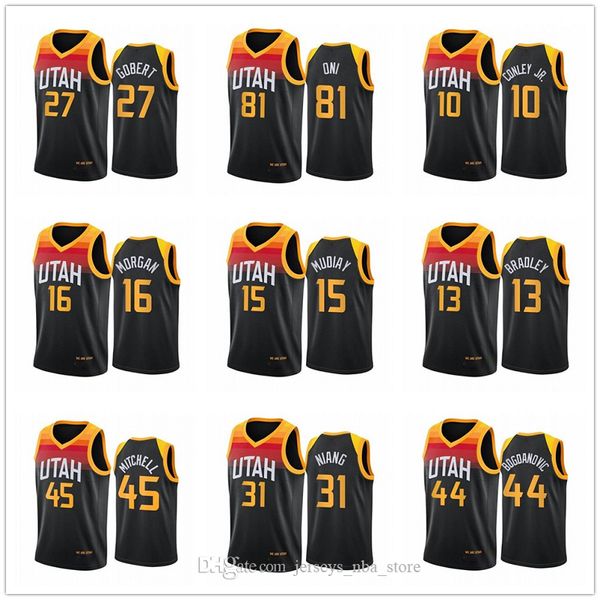 men basketball jersey donovan 45 mitchell mike 10 conley 00 clarkson rudy 27 gobert 17 udoka azubuike 15 derrick favors, Black;red
men basketball jersey donovan 45 mitchell mike 10 conley 00 clarkson rudy 27 gobert 17 udoka azubuike 15 derrick favors, Black;red