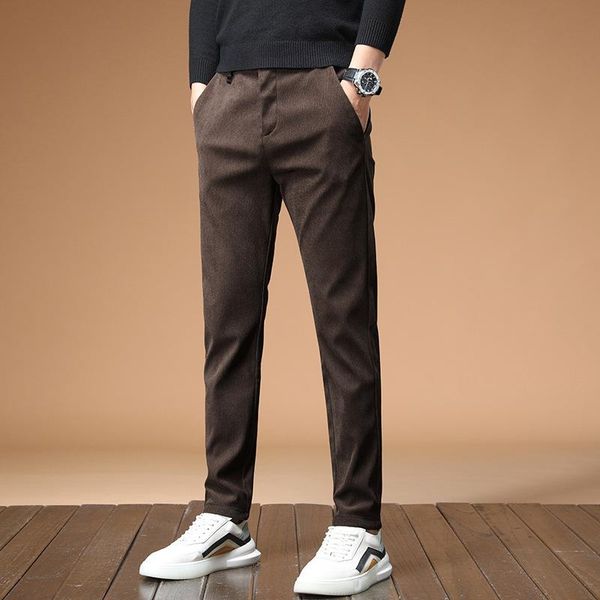 men's pants corduroy fashion solid color retro casual straight men streetwear cotton harem mens trousers 38, Black
men's pants corduroy fashion solid color retro casual straight men streetwear cotton harem mens trousers 38, Black