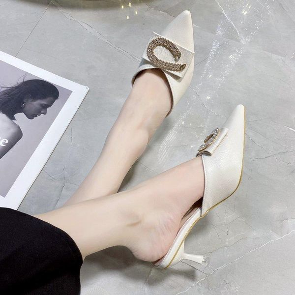 slippers muller shoes stiletto heels women rhinestone pointed summer sweet outdoor high heel slides black beige
slippers muller shoes stiletto heels women rhinestone pointed summer sweet outdoor high heel slides black beige