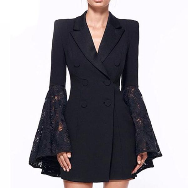 women's suits & blazers plus size 3xl autumn fashion office lady double breasted notched lace patchwork flare sleeve women blazer slim, White;black
women's suits & blazers plus size 3xl autumn fashion office lady double breasted notched lace patchwork flare sleeve women blazer slim, White;black