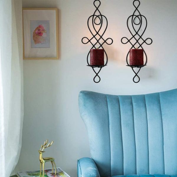 candle holders 2pcs stick wall hanging simple candlestick iron holder for home
candle holders 2pcs stick wall hanging simple candlestick iron holder for home