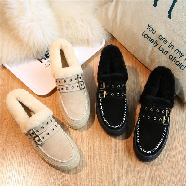 boots genuine leather slip on shoes woman snow platform for women fashion warm winter fur ankle femme, Black
boots genuine leather slip on shoes woman snow platform for women fashion warm winter fur ankle femme, Black