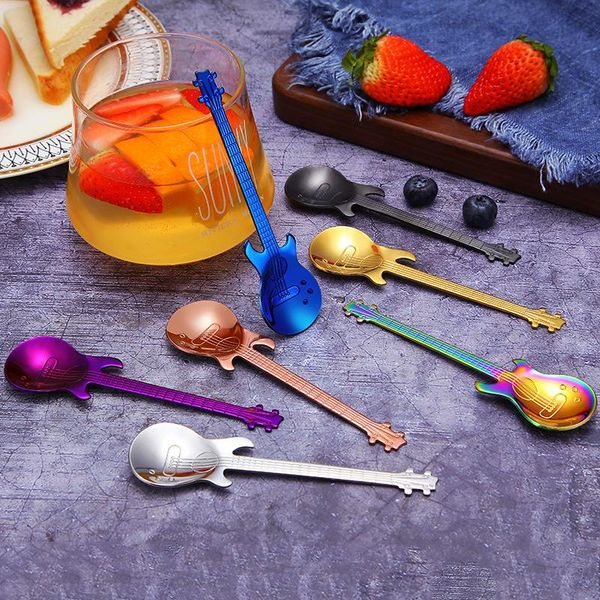 spoons 2pcs stainless steel korean coffee spoon bar dessert small round guitar stirring kitchen seasoning
spoons 2pcs stainless steel korean coffee spoon bar dessert small round guitar stirring kitchen seasoning