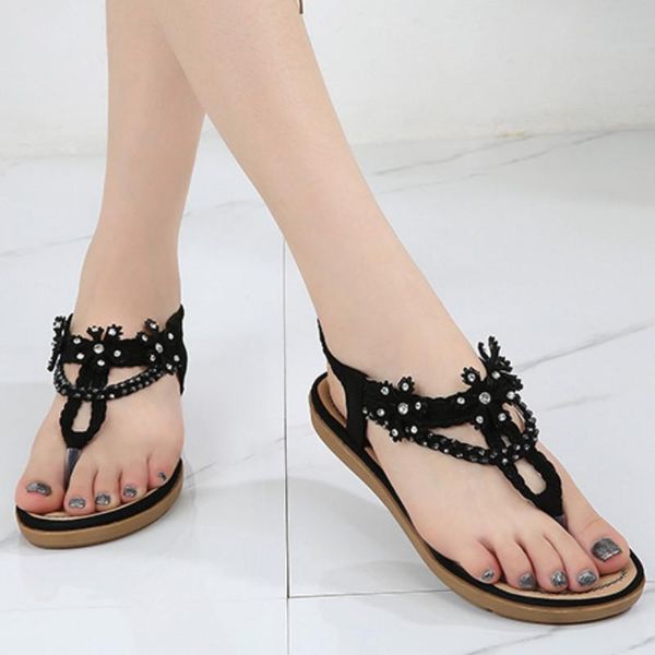 sandals ladies summer casual women flats bohemian style rhinestone shoes flat with beach platform 2021, Black
sandals ladies summer casual women flats bohemian style rhinestone shoes flat with beach platform 2021, Black