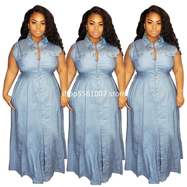 summer casual style women's high waist a-line dress with button pocket sleeveless collar vest denim plus size ethnic clothing, Red
summer casual style women's high waist a-line dress with button pocket sleeveless collar vest denim plus size ethnic clothing, Red
