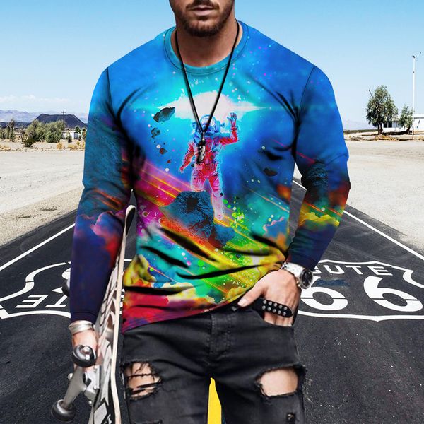 tees,polos plus-size fashion man 2021 menswear men's t-shirt 3d astronaut print thin long sleeve round neck
tees,polos plus-size fashion man 2021 menswear men's t-shirt 3d astronaut print thin long sleeve round neck