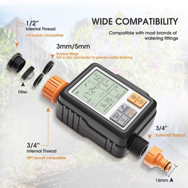 watering equipments irrigation timer with 3 inch lcd display garden automatic controller for household accessories
watering equipments irrigation timer with 3 inch lcd display garden automatic controller for household accessories