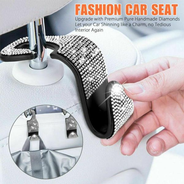 interior decorations 2pcs car seat hook auto coat back universal storage holder bling rhinestones hanger accessories
interior decorations 2pcs car seat hook auto coat back universal storage holder bling rhinestones hanger accessories
