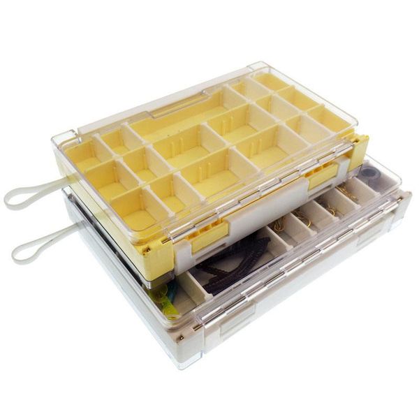 multifunctional portable fishing tackle box ultralight plastic double-layer bait storage fish hook accessories
multifunctional portable fishing tackle box ultralight plastic double-layer bait storage fish hook accessories