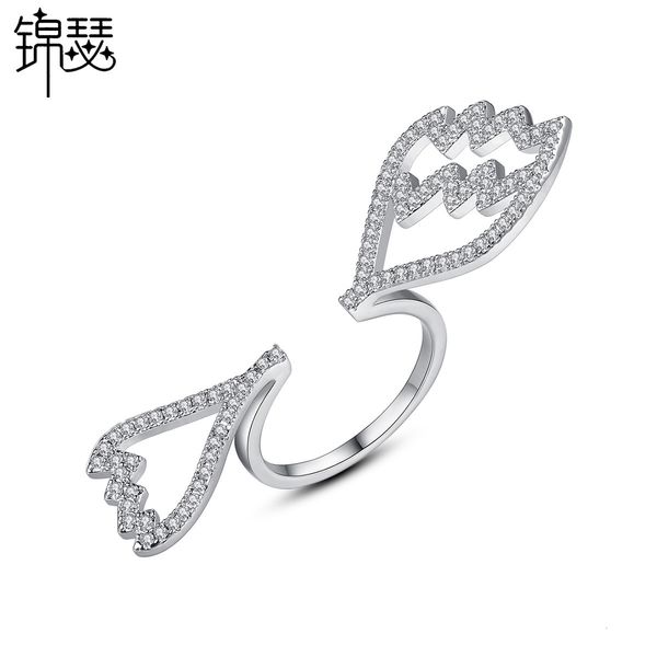 925 sterling silverboutique zirconium diamond ring shade wing with 3a zircon in copper, creative and simple angel's wing, lady's o, Golden;silver
925 sterling silverboutique zirconium diamond ring shade wing with 3a zircon in copper, creative and simple angel's wing, lady's o, Golden;silver