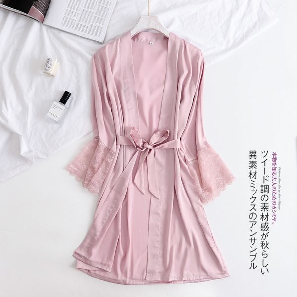 pink women silk lace robes wedding bridesmaid bride gown kimono solid robe sleepwear nightgown bridesmaid robes size -xl, Black;red
pink women silk lace robes wedding bridesmaid bride gown kimono solid robe sleepwear nightgown bridesmaid robes size -xl, Black;red