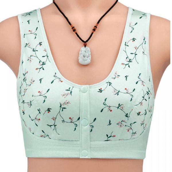 bras wire bra plus size bralette wide shoulder comfortable floral print underwear without steel ring front button vest style, Red;black
bras wire bra plus size bralette wide shoulder comfortable floral print underwear without steel ring front button vest style, Red;black