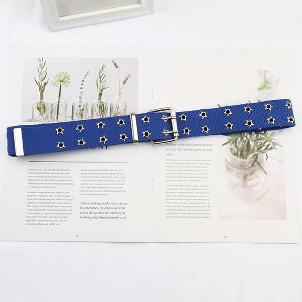 belts designer harajuku black white wide belt women canvas web double grommet eyelet hole buckle hollowing out waistband, Black;brown
belts designer harajuku black white wide belt women canvas web double grommet eyelet hole buckle hollowing out waistband, Black;brown
