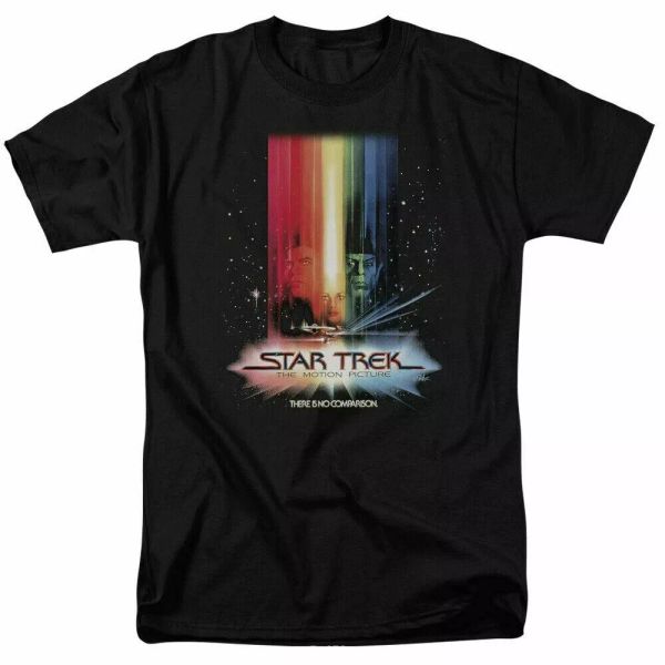 star trek motion picture poster t shirt licensed sci-fi movie classic tee black, White;black
star trek motion picture poster t shirt licensed sci-fi movie classic tee black, White;black